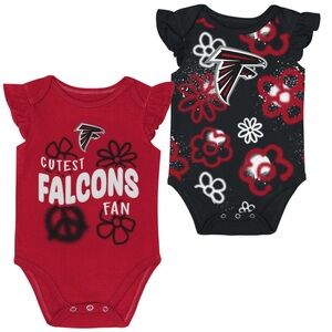 NFL Falcons 2-piece creeper (onsies) size 0-3 month NWT